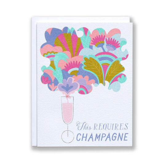 This Requires Champagne Card