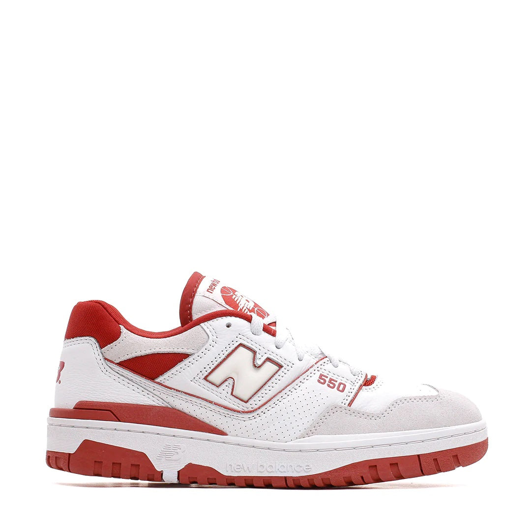 550 Sneaker - White Red
