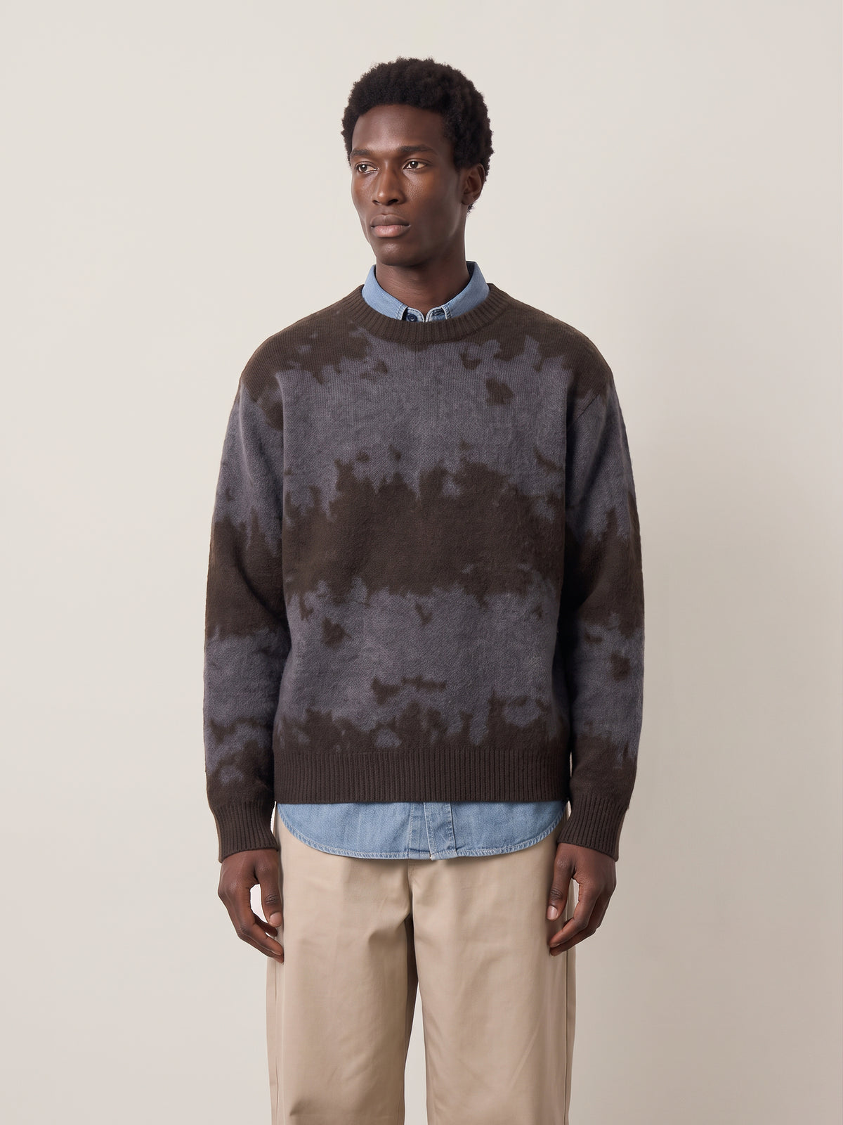 GRAMICCI - Mohair Splatter Crewneck Sweater - 