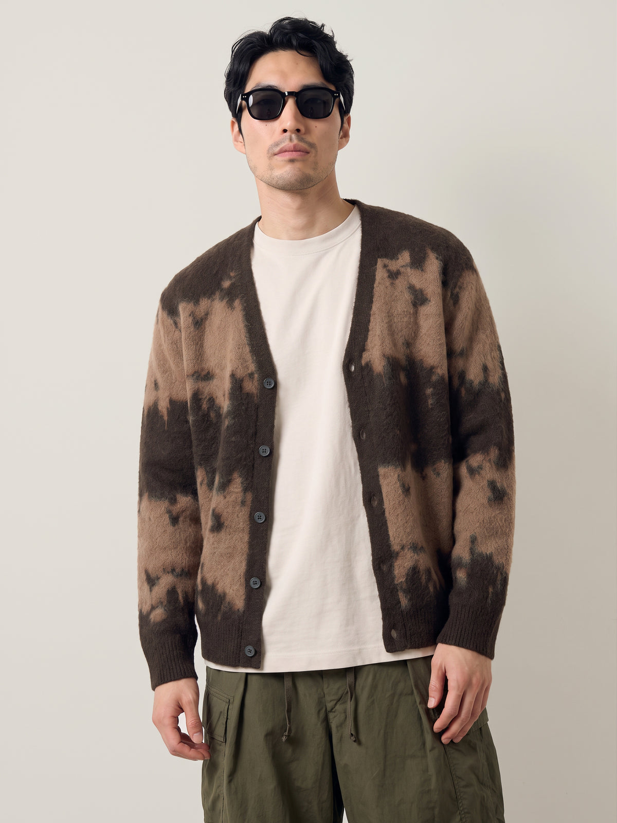 GRAMICCI - Mohair Splatter Cardigan - 