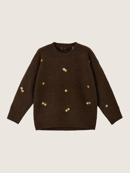 LYLA + LUXE - Audrey Flower Sweater - 