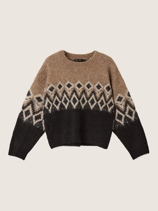 LYLA + LUXE - Aria Fair Isle Sweater - 