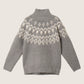 LYLA + LUXE - Aggie Fair Isle Mockneck Sweater - 