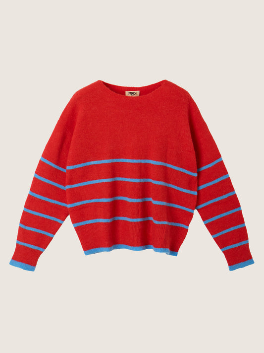Iwaki Striped Pullover Sweater