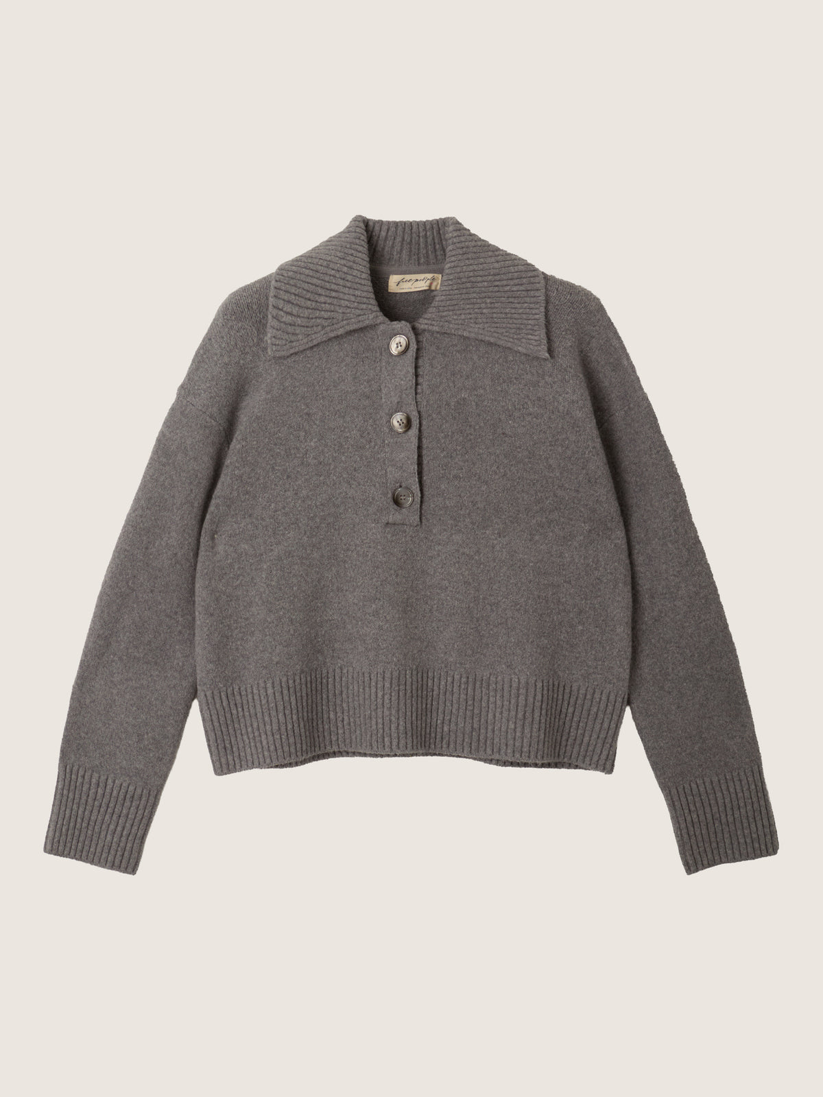 FREE PEOPLE - Trading Up Polo Sweater - 