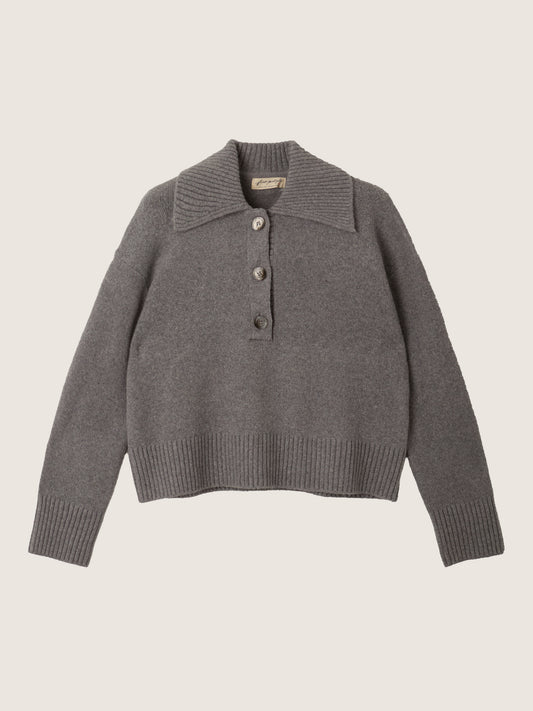 FREE PEOPLE - Trading Up Polo Sweater - 