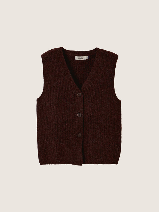 SADIE & SAGE - Warm Cider Sweater Vest - 