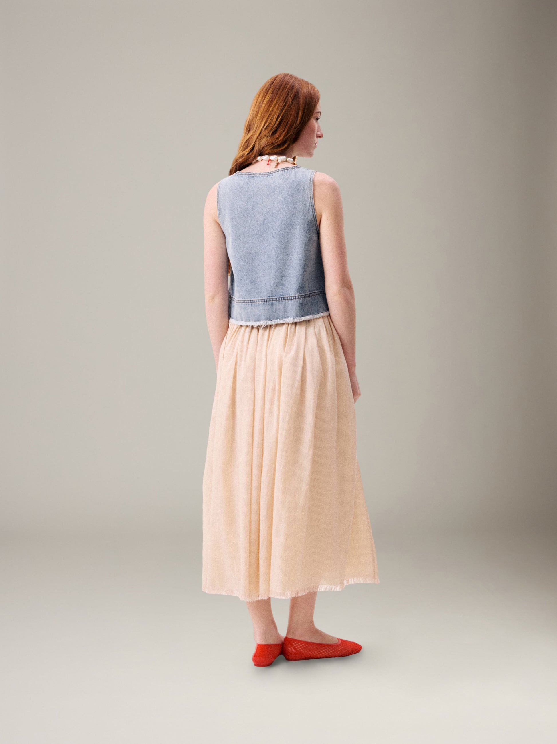 FRNCH - Mary Stripe Skirt - 