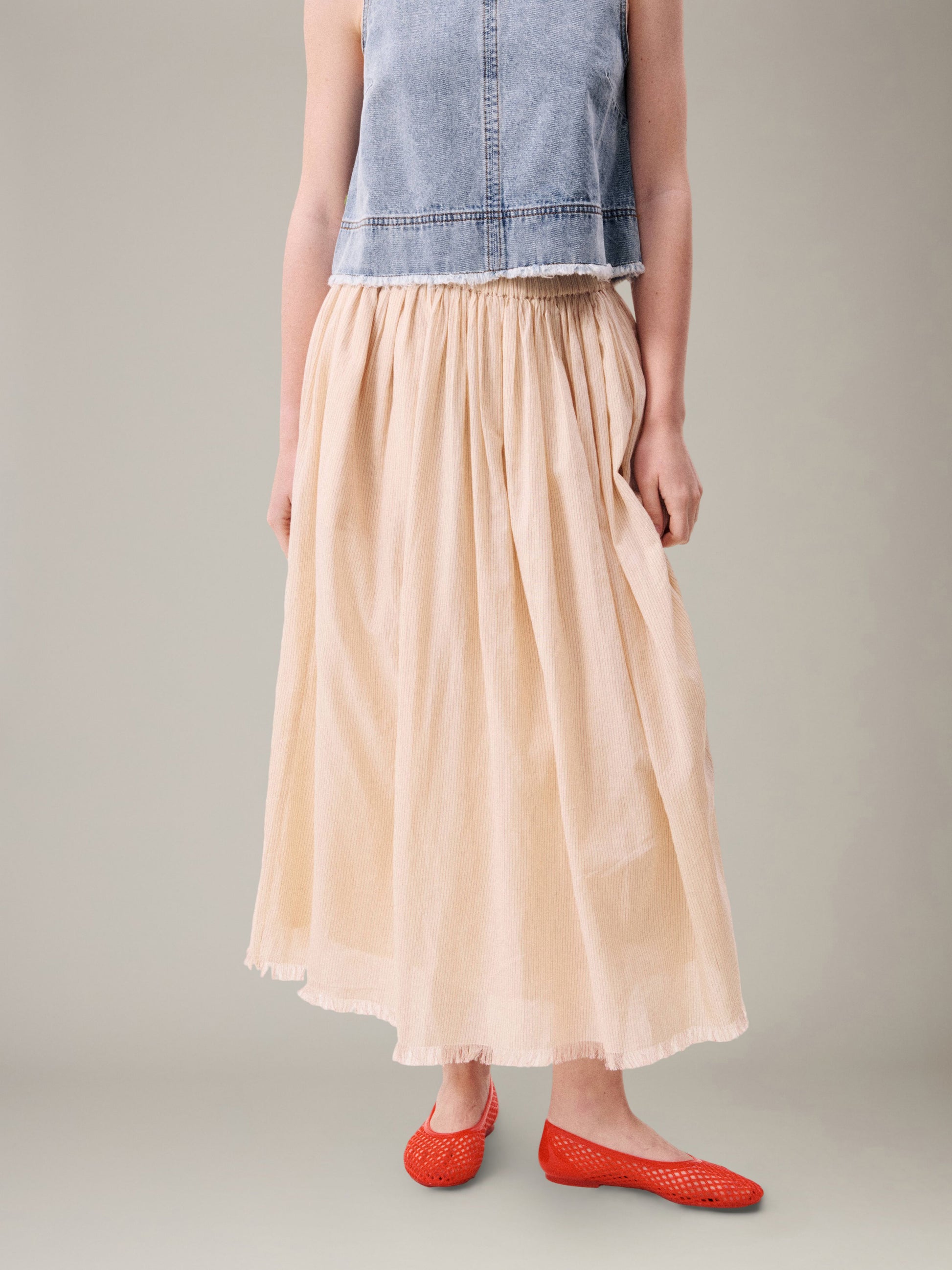 FRNCH - Mary Stripe Skirt - 