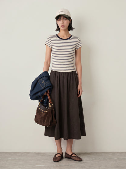 LOVEFINN - Striped Baby T-Shirt - Ivory Stripe