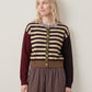 LOVEFINN - Stripe Mix Cardigan - 