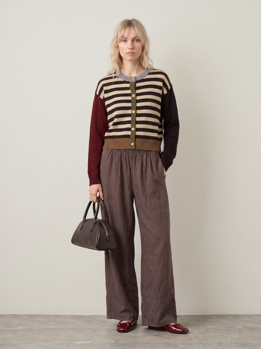 Stripe Mix Cardigan