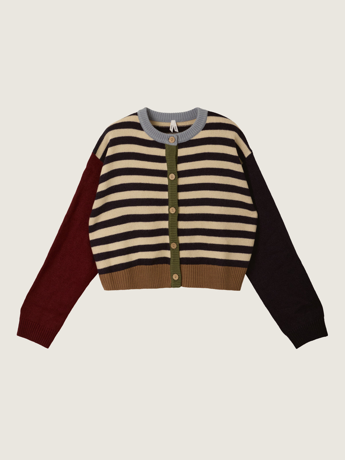 Stripe Mix Cardigan
