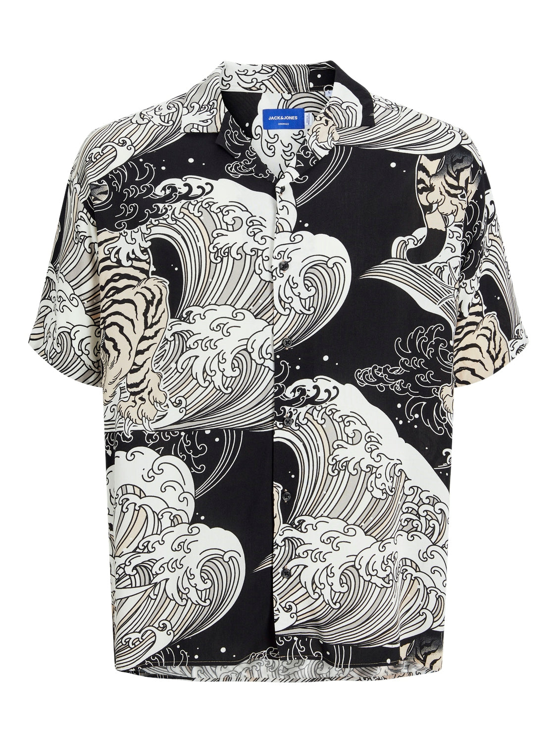 m tops - JACK JONES - Luke Japanese Resort Shirt - PLENTY