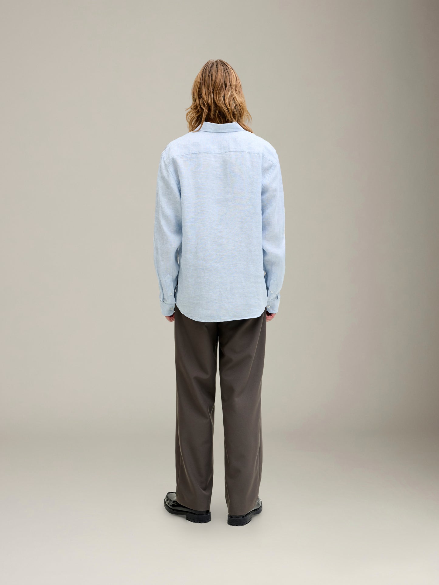JACK & JONES - Premium Lawrence Linen Longsleeve Shirt - 