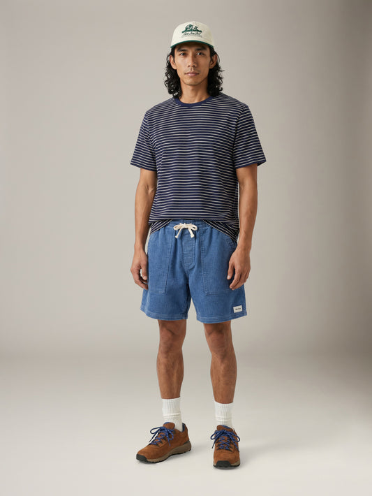JACK & JONES - Dover Striped T-Shirt - Navy Blazer