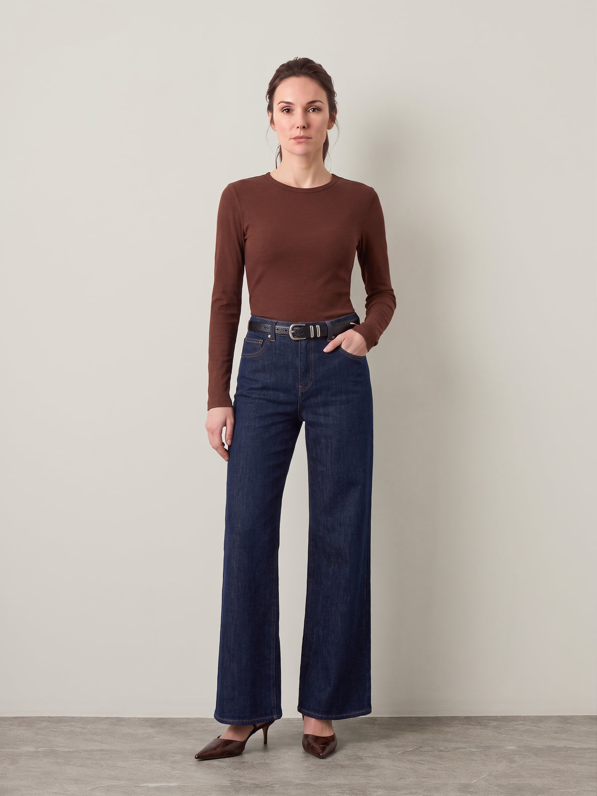 AG - Saige Wide Leg Jeans - 