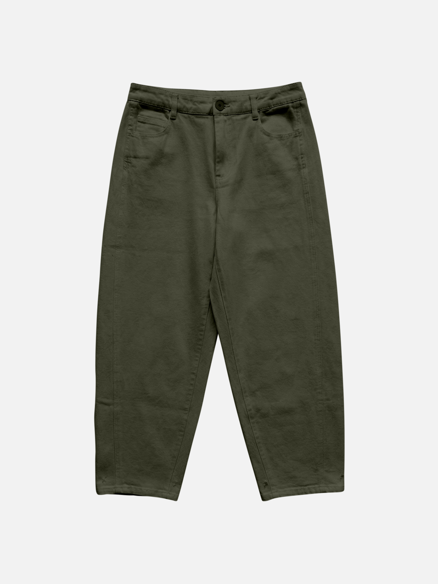 MONK & LOU - Julie Cropped Barrel Pants - 