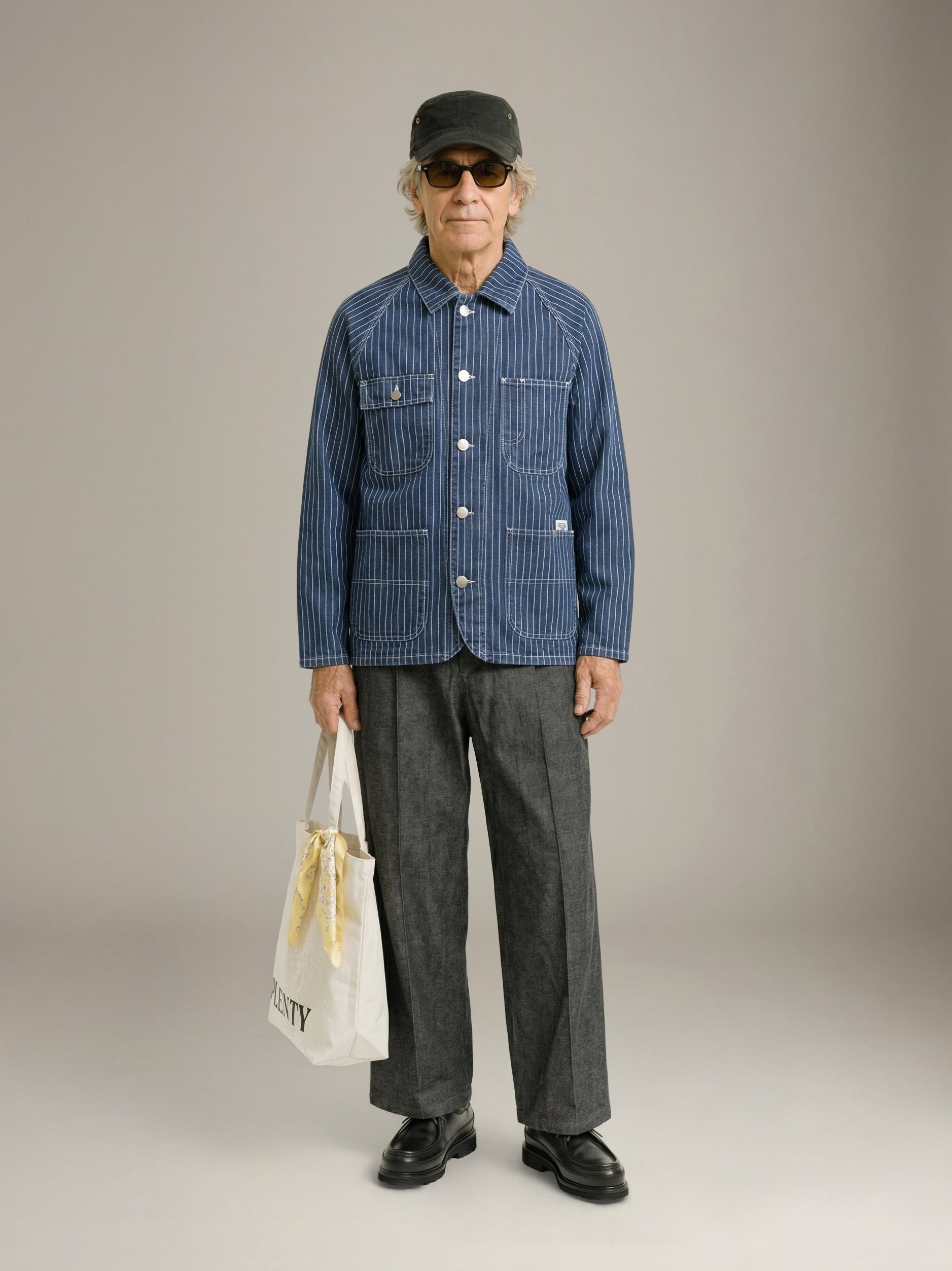 SERVICE WORKS - Pinstripe Denim Coverall 2.0 - 