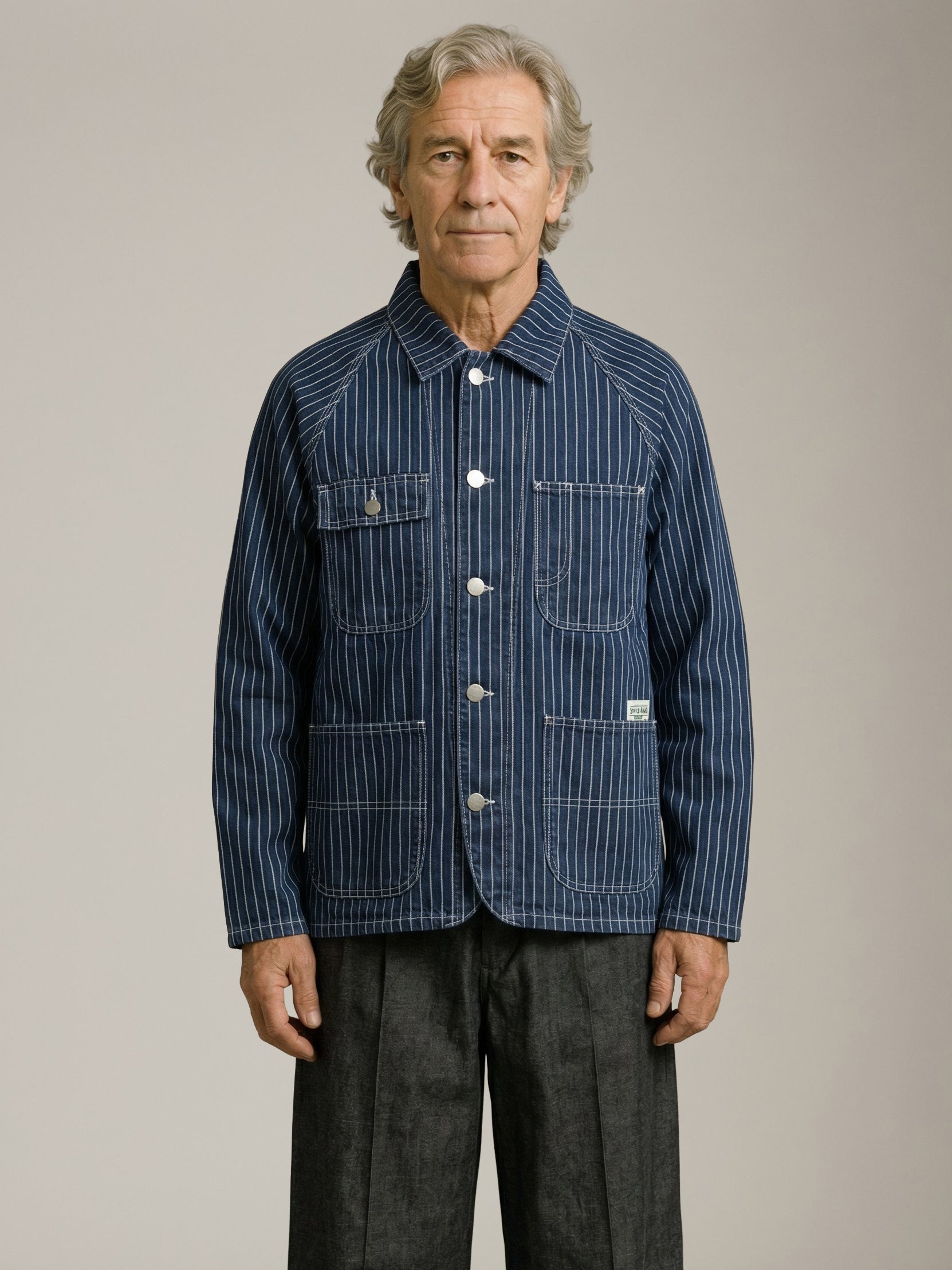 SERVICE WORKS - Pinstripe Denim Coverall 2.0 - 
