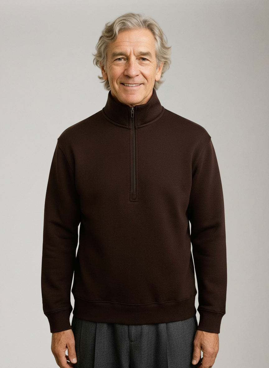 ATRIUM - Midweight Fleece Half-Zip Pullover - 