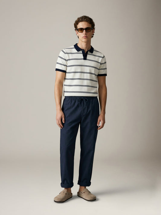 CHAMPLAIN - Striped Knit Polo - 