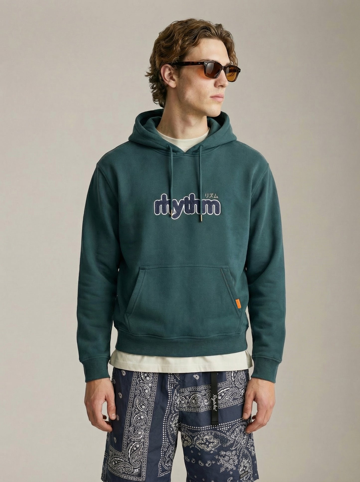 RHYTHM - Applique Fleece Hoodie - 