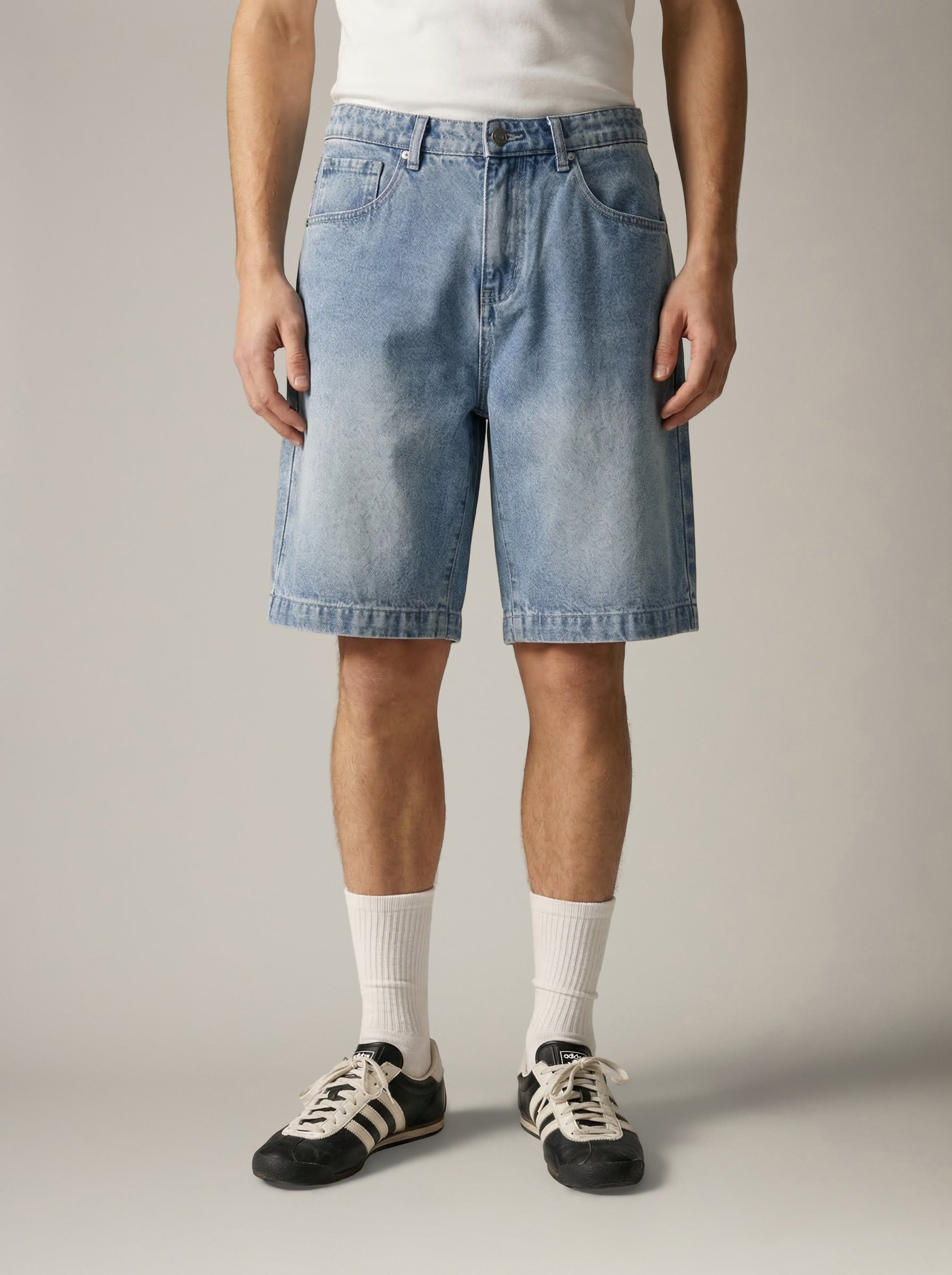 KUWALLA - Bermuda Denim Shorts - 