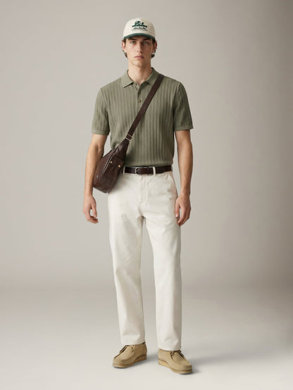 ONLY & SONS - Moon Knit Polo - Bungee Cord