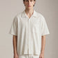 ATRIUM - Textured Pinstripe Camp Shirt - 