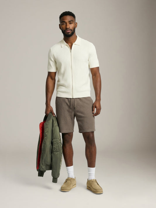 ONLY & SONS - Bertil Waffle Shorts - Walnut