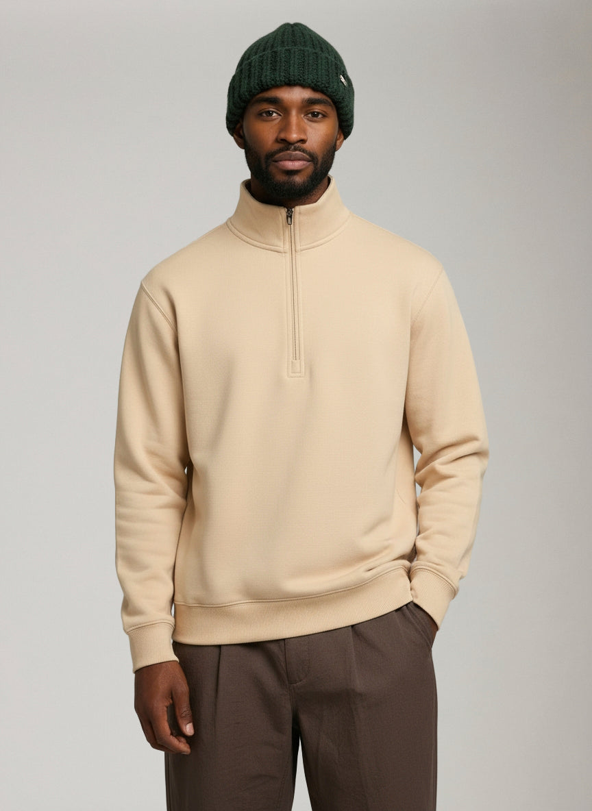 ATRIUM - Midweight Fleece Half-Zip Pullover - 