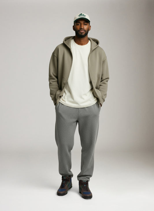 Reverse Weave Relaxed Straight Leg Sweatpant