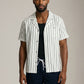 CHAMPLAIN - Striped Camp Collar Shirt - 