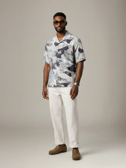 Harvi Printed Resort Shortsleeve Shirt