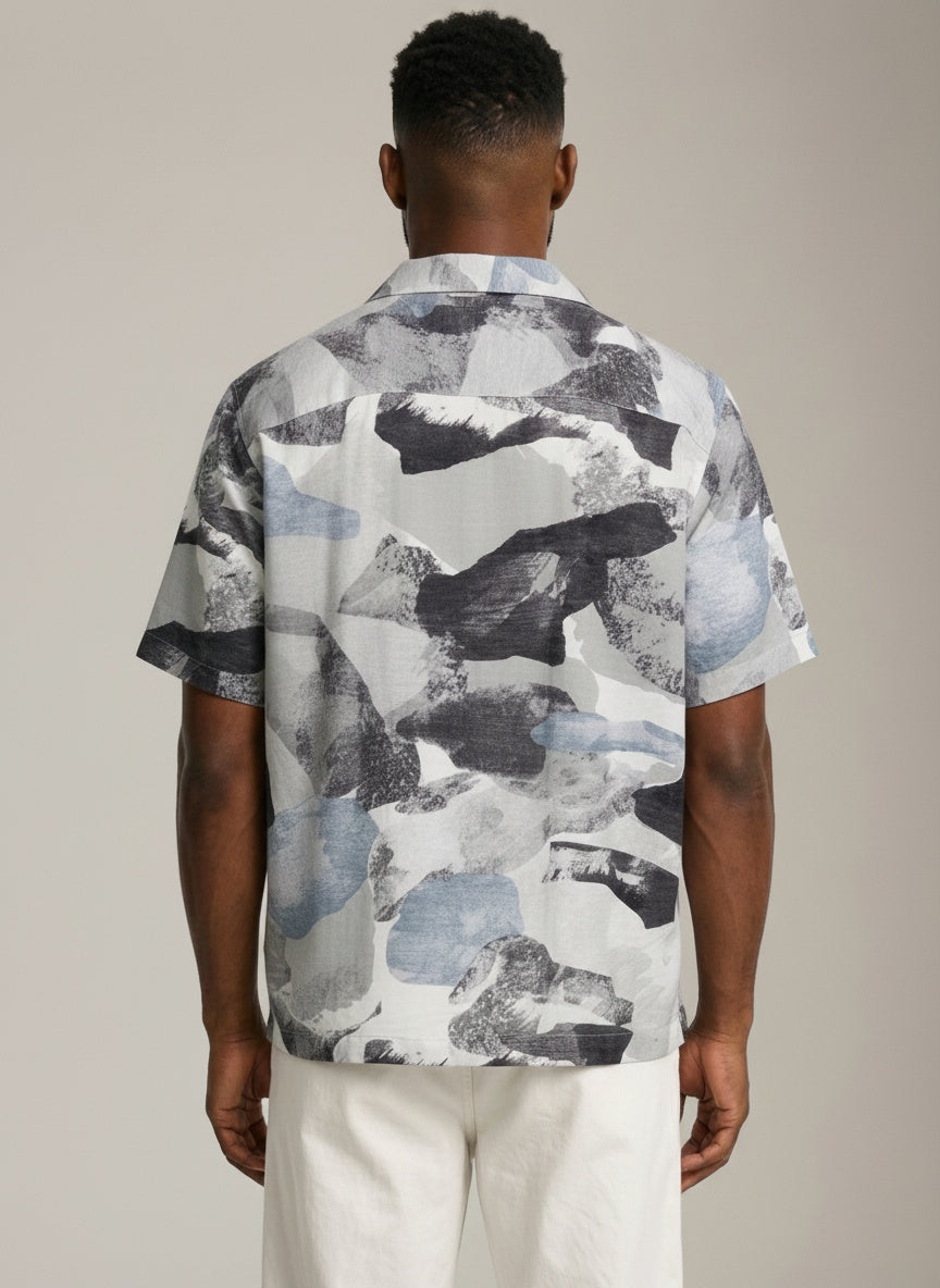 ONLY & SONS - Harvi Printed Resort Shortsleeve Shirt - 