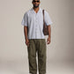 ATRIUM - Textured Stripe Camp Shirt - 