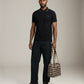 FRED PERRY - Twin Tipped Shirt - Black / Field Green