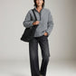 JOHN & JENN - Dominic Herringbone Quarter Zip Pullover - 