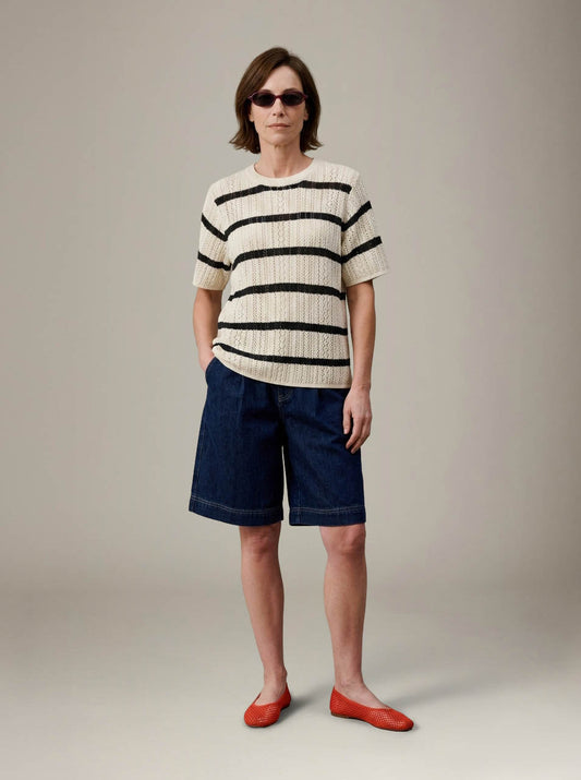 Nuka Shortsleeve Crewneck Sweater