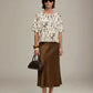 MONK & LOU - Andra Keyhole Blouse - 