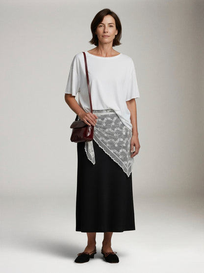 FREE PEOPLE - Nina Cotton Oversized Tee - 