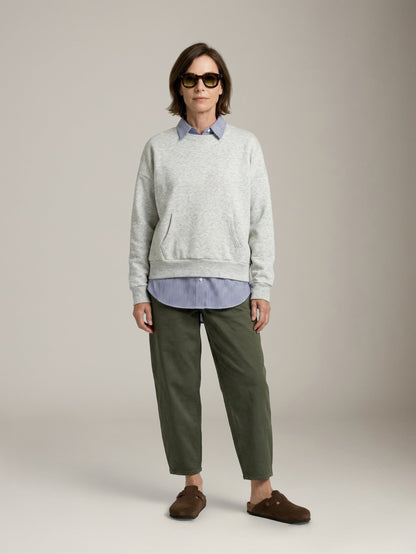 LOVEFINN - Scuba Kangaroo Top - Ash Grey