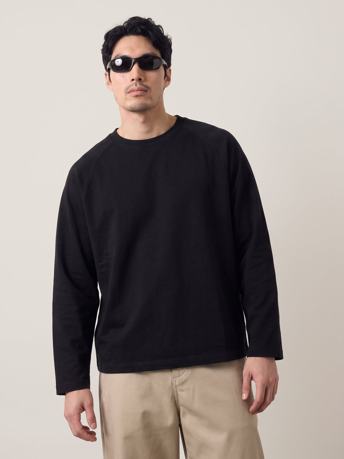 KUWALLA - Marled Thermal Longsleeve Top - 