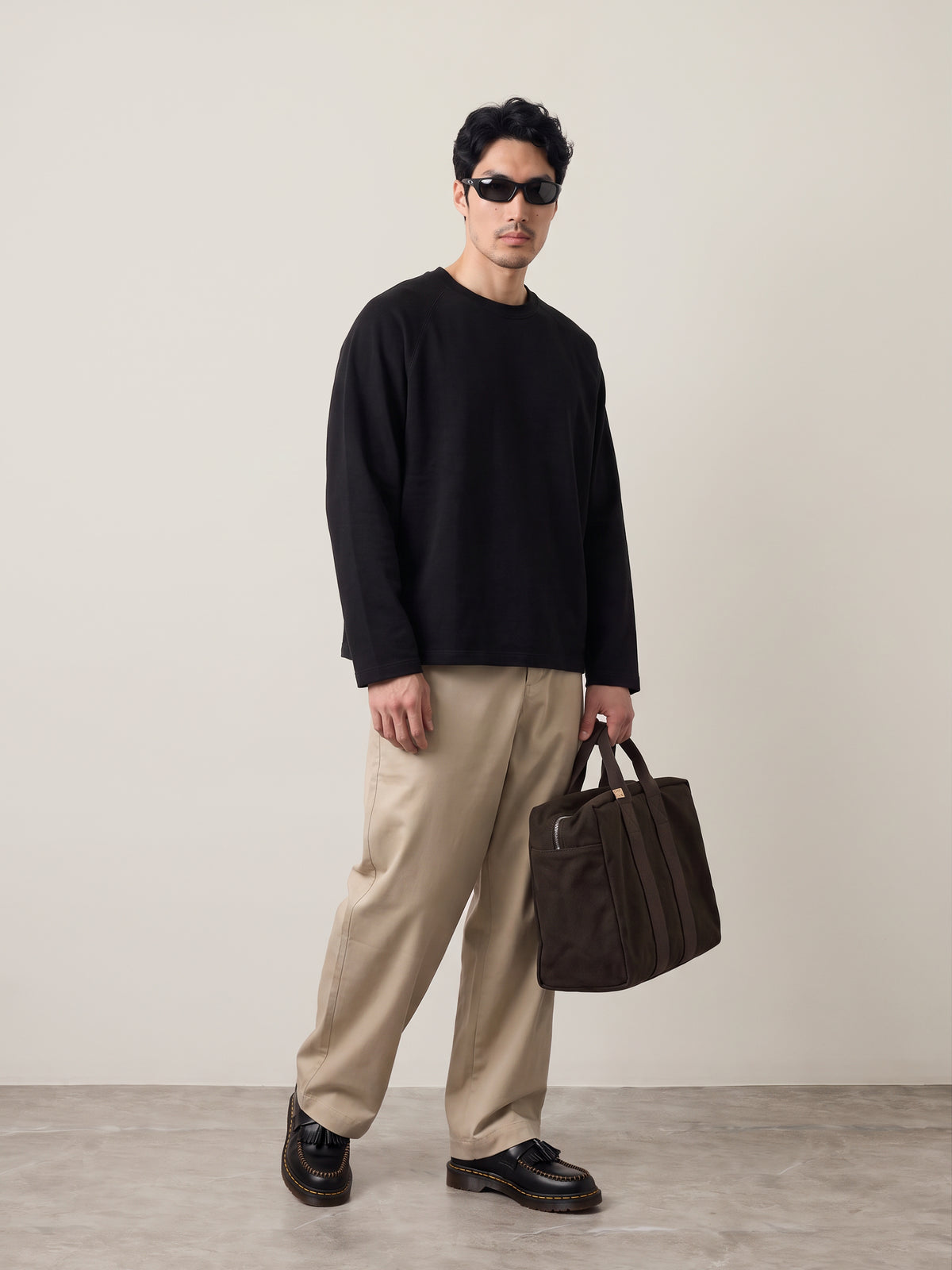 KUWALLA - Marled Thermal Longsleeve Top - 