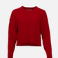 MONK & LOU - Kya Crewneck Pullover - Red Cherry