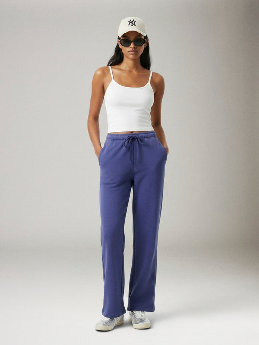 PGD - Daniella Everyday Fleece Straight Leg Sweatpant - Blueberry