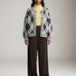 SADIE & SAGE - Bec Argyle Cardigan - 