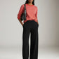 PGD - Nell Everyday Fleece Barrel Jogger - Jet Black