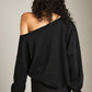 LOVEFINN - Scuba Off the Shoulder Top - 